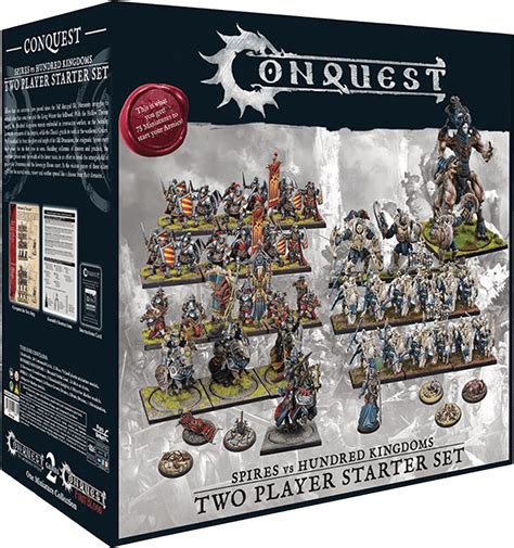 Conquest: Spires vs Hundred Kingdoms – Two Player Starter Set | Compare Board Game Prices ...