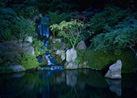 Japanese Garden At Night | Portland's Japanese Garden at nig… | Flickr ...