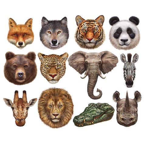 Wild Animals Mini Shaped 500 Piece Jigsaw Puzzles | Bits and Pieces