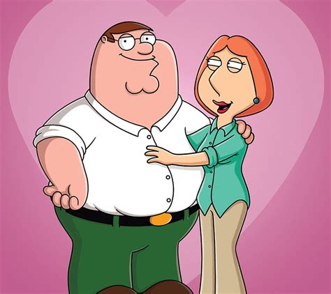 Happy Valentines Day, family guy, heart, lois, peter, pink, valentines day, HD wallpaper | Peakpx