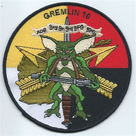 AOB-3310 GREMLIN 10 3RD SPECIAL FORCES GROUP PATCH | Special forces patch, 3rd special forces ...