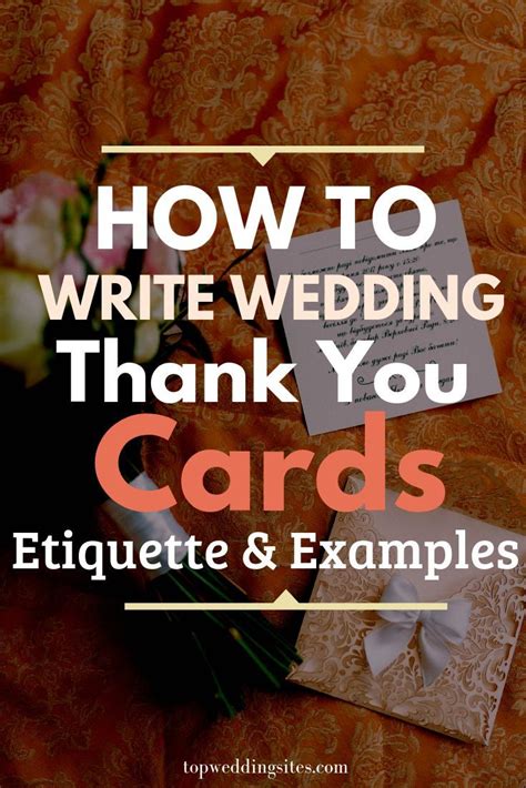 Wondering what exactly should you write in your wedding thank you cards? Here are all the ...