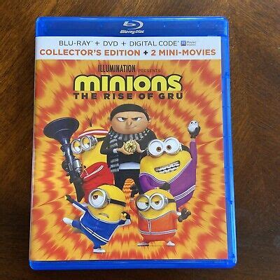 MINIONS: THE RISE of Gru (Blu-ray Only 2022) Collectors Edition $14.92 ...