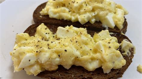 Creamed Eggs on Toast Recipe | Allrecipes Creamed Eggs On Toast, Egg ...