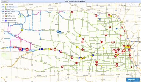 Nebraska Road Closures Map - China Map Tourist Destinations