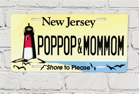 NJ License Plate *Free Personalization*