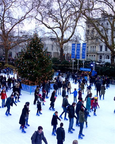 Ice Skating at the Natural History Museum