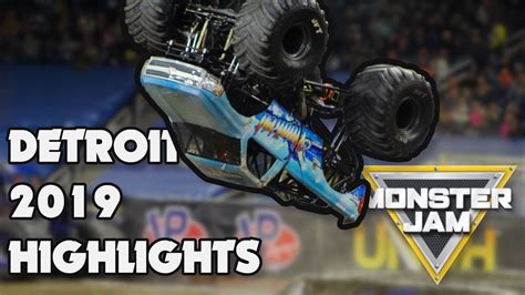 Monster Jam Detroit 2019 Highlights - YouTube