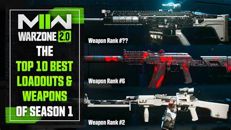 WARZONE 2.0: The Top 10 BEST LOADOUTS To Use For Season 1 (Warzone 2 ...