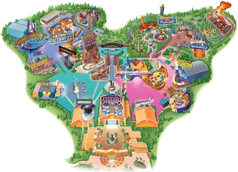 Disneyland Paris Map