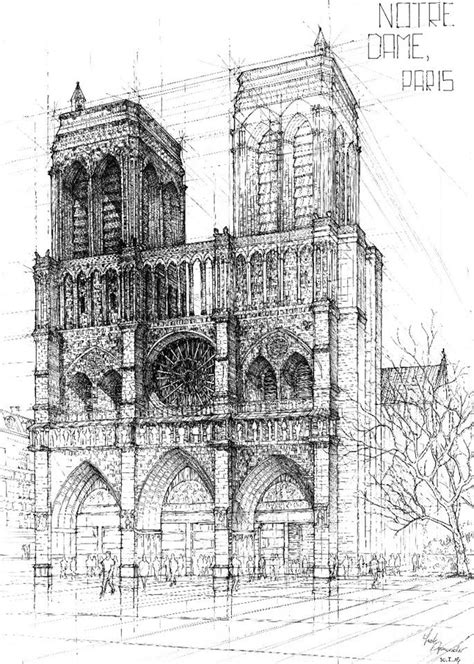 Notre Dame de Paris [architecture] by IceRider098 on DeviantArt