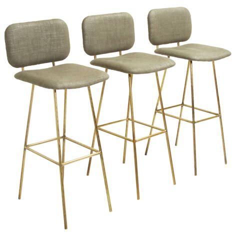 The Brass Petra Bar Stool by Thomas Hayes Studio | Contemporary bar ...