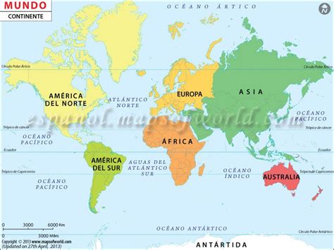 Mapa Del Mundo Con Nombres De Los Paises Y Continentes