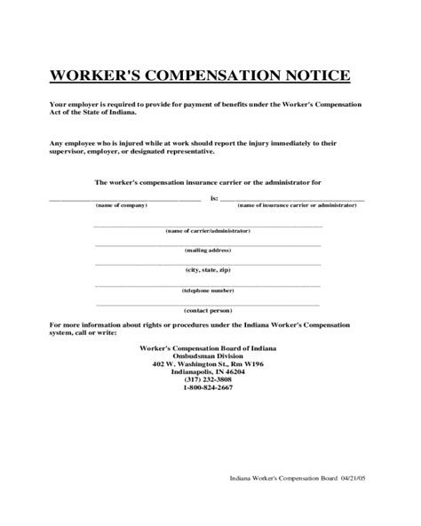 2024 Workers' Compensation Forms - Fillable, Printable PDF & Forms ...