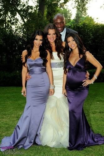 Khloe Kardashian & Lamar Odom's Wedding. - Khloe and Lamar Photo ...