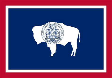 FREE Printable Wyoming State Flag & color book pages | 8½ x 11