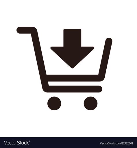 Shopping cart icon Royalty Free Vector Image - VectorStock