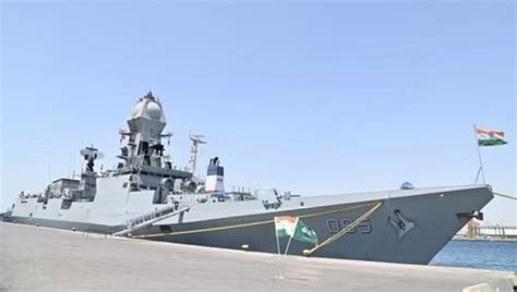 Saudi Royal Navy collaborative naval exercise on KSA Naval Ship HMS Al Jubail with Indian Navy