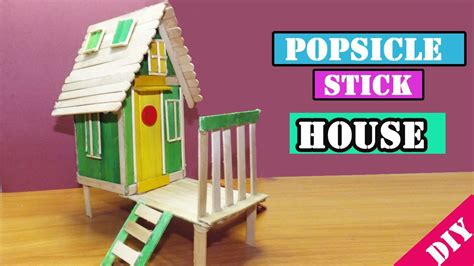 Popsicle Sticks Crafts House