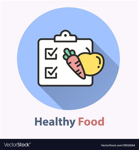 Healthy diet icon for graphic and web design Vector Image