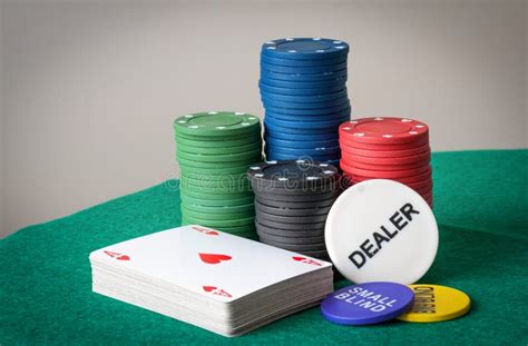 Poker Game Set Chips and Cards Stock Photo - Image of success, play ...