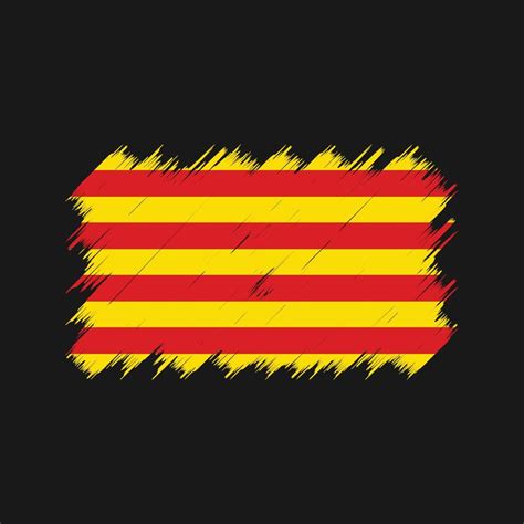 Catalonia Flag Brush. National Flag 10365457 Vector Art at Vecteezy