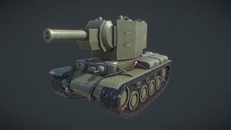 Stylized KV-2 - 3D model by Nicolas Janowski (@cheekyvirginia07) [361d125] - Sketchfab