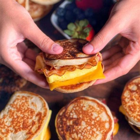 Homemade McDonald's McGriddles | A Kinda Healthy Copycat Recipe