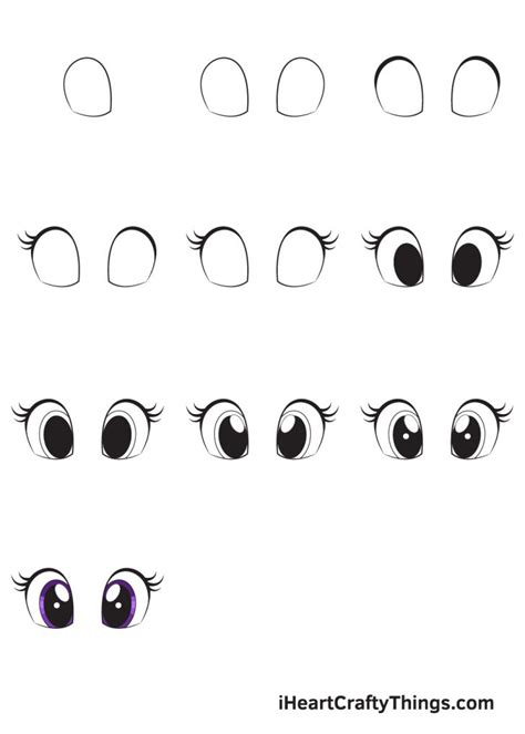 Cute Eyes Drawing-Come disegnare Cute Eyes Step By Step | Promo Integra