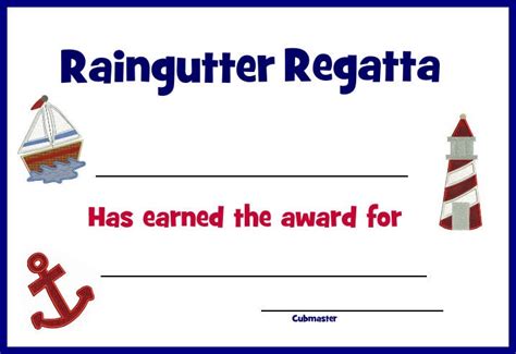 Pony Express District Cub Scouts: Raingutter Regatta Flair