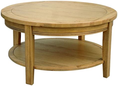 The 10 Best Collection of Round Oak Coffee Table