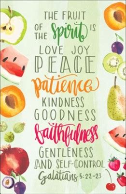 Galatians 5:22-23 Scripture Sticker The fruit of the spirit Stickers ...