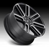 Niche Elan M096 Matte Black Milled Custom Wheels Rims - M096 / Elan - Niche Road Wheels - Custom ...