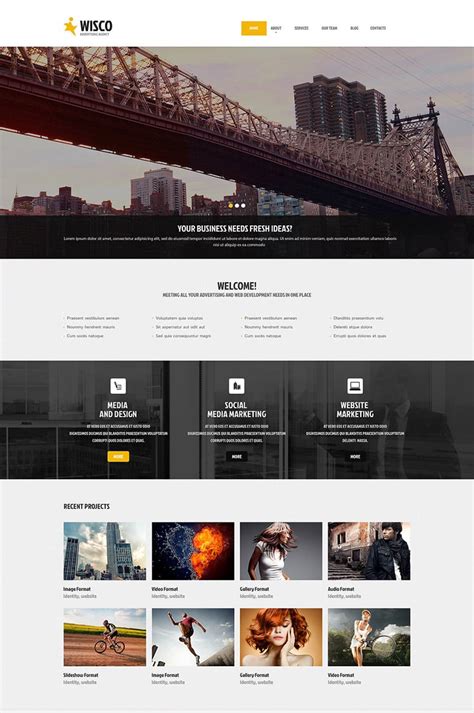 30 Top Bestselling and Beautiful WordPress Templates For Any Industry