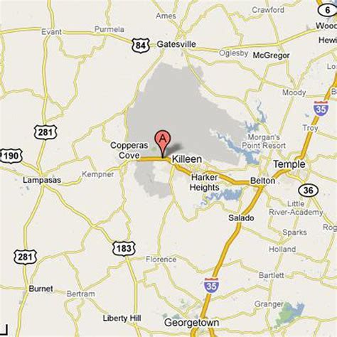 Copperas Cove Texas Map | secretmuseum