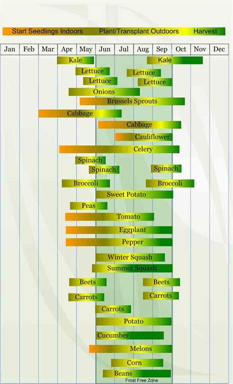 Calendar Zone 7 Planting Schedule - Printable 2024 Word Searches