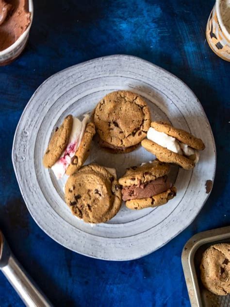 Gluten Free Ice Cream Sandwiches - It's Raining Flour