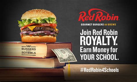 Join Red Robin Royalty & Donate 1% to Your Kids' School