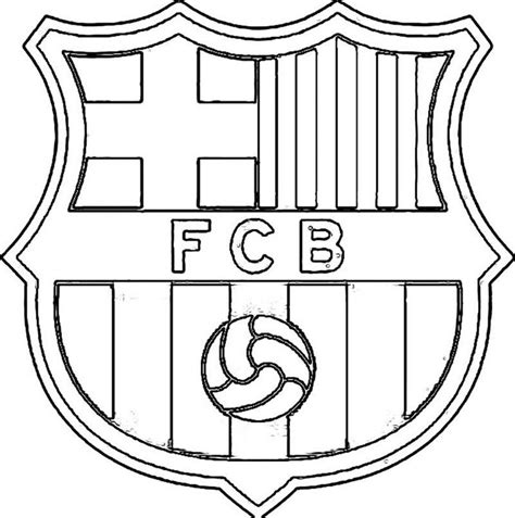 soccer coloring pages - Google Search | Dessin a colorier, Logo barcelone, Dessin logo