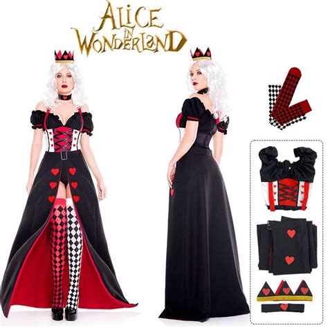 Red Queen | Queen of Hearts | Alice in Wonderland Costume, Women's ...