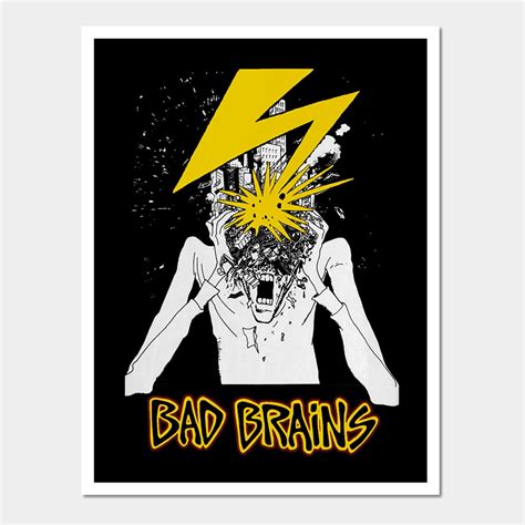 Bad Brains Wall And Art Print | Bad Brains | Bad brain, Punk poster, Punk art