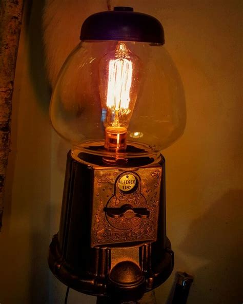 Bubblegum Machine Edison Light/Lamp - Industrial DIY Decor