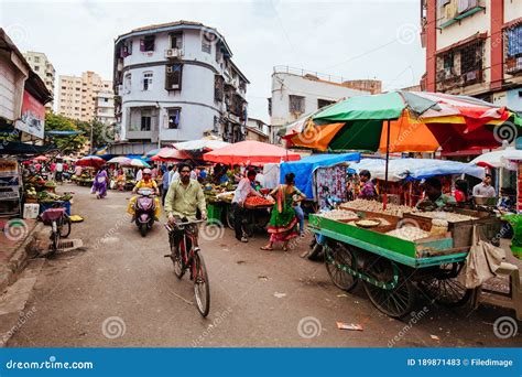 Colaba Causeway Market Stalls Mumbai India Editorial Stock Photo ...