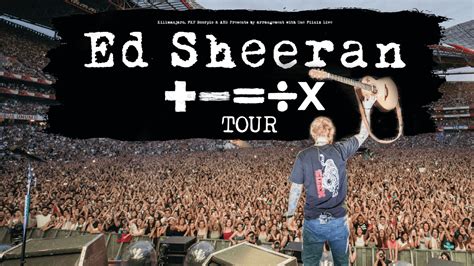 Ed Sheeran's + - = ÷ x Tour is here! - Fun Kids - the UK's children's radio station