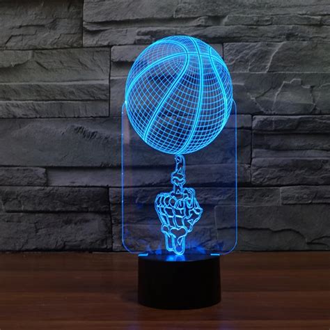 Basketball Night Light Designs Amazing Led Table Lamp Night Lighting 7 Color Changing Led Lights ...