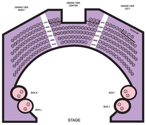 Grand Opera House Seating Chart