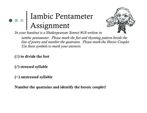 Iambic pentameter