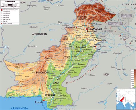 Maps of Pakistan | Detailed map of Pakistan in English | Tourist map of ...