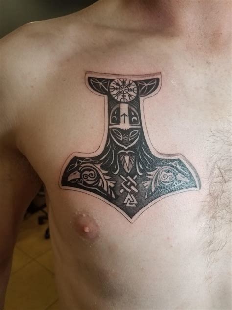 Mjolnir Tattoo : r/Norse