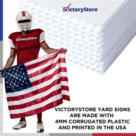 Football Shaped Team & Player Yard Signs | VictoryStore – VictoryStore.com